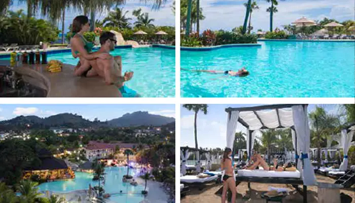 Caribbean all inclusive beachfront resort